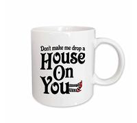 Tazze Da Caffè In Ceramica Don'T Make Me Drop A House On You Moderne Tazze Da Tè In Ceramica Colorata Mug In Porcellana Per Thè Caffe Latte