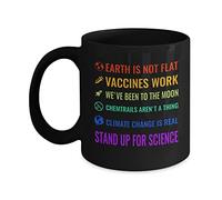 Tazze Da Caffè In Ceramica Earth Is Not Flat Vaccines Work Weve Been To The Moon Statement Tazze Da Tè In Ceramica Con Manico Mug In Porcellana Per Moglie Latte Fidanzata