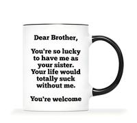 Tazze Da Caffè In Ceramica Hilarious Brothers Con Manico Tazze Da Caffè Statement Tazza Da Tè Per Fidanzata Home Thè