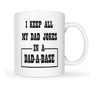 Tazze Da Caffè In Ceramica I Keep All My Dad Jokes In A Dad A Base Resistenti Tazze Caffe Con Manici Mug In Porcellana Per Thè Latte Fidanzata