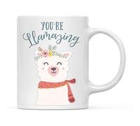 Tazze Da Caffè In Ceramica Llama Alpaca Themed Pun Gag Colorful Boho Llama Graphic Con Manici Tazze Caffe Divertente Tazza Colazione Porcellana Per Anniversario Latte Caffe