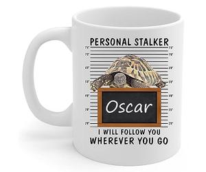 Tazze Da Caffè In Ceramica Personal Stalker I Will Follow You Tortoise Personalized Name Colorata Tazze Da Caffè Antimacchia Tazza Colazione Porcellana Per Anniversario Quotidiano Thè