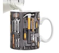 Tazze da Caffè in Ceramica | Tazza Grande Capienza 35cl Stile Scatola degli Attrezzi | Tazze In Ceramica Con Manico,Per Zuppa Acqua Calda Tè Viaggio Donne Uomini