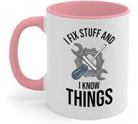 Tazze Da Caffè In Ceramica The Next Funny I Fix Stuff And I Know Things Mechanic Technician Con Manici Tazze Caffe Colorata Mug In Porcellana Per Fidanzata Quotidiano Home