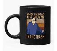 Tazze Da Caffè In Ceramica When I_M Dead Just Throw Me In The Trash Con Manico Tazze Da Caffè Durevole Tazza Colazione Porcellana Per Anniversario Moglie Fidanzata