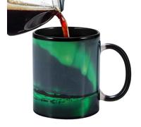Tazze da caffè in colore cambiante, di colore cambiante | di caffè in ceramica che cambia da, in ceramica Design Northern Lights, sensibile al calore per legno