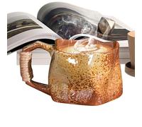 Tazze da caffè in gres, tazze in gres - 250 ml, tazze in ceramica fatte a mano, tazze in ceramica, tazze da caffè - Tazza per estetica in ceramica portatile fatta a mano per la casa, bevanda