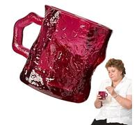 Tazze da caffè in vetro, tazze di vetro con maniglia,Tazze da caffè Tazze da tè con manico - Tazze da caffè per la casa, tazza da latte d'acqua in per liquore, tè, bevande, latte, latte
