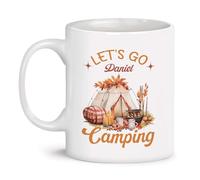Tazze Da Caffè Multicolore Tazza Da Caffe Let'S Go Camping With Outdoor Experience Moderne Tazzine Da Caffè Per Compleanno Papà Caffè E Tè 330Ml