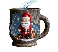 Tazze Da Caffè Natalizie,Texture Corteccia Crepa Bicchieri Da Bere Per Feste | Da Tè Con Design Albero Di Natale | Per Casa Scuola Viaggio Inaugurazione Casa Festa Natalizia Madre Padre Moglie Amico M