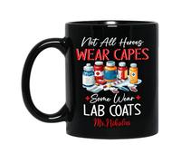 Tazze Da Caffè Not All Heroes Wear Capes Ceramica Mugs,Con Manico,Stampata,Tazza Da Caffe Per Uomo Compleanno Lavoro 330Ml