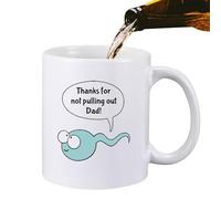 Tazze da caffè per la festa del papà, 350 ml, in ceramica, resistenti alle alte temperature, con motivo di papà, bicchieri in ceramica durevoli | Per tè caldo