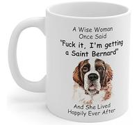 Tazze Da Caffè Portrait Saint Bernard Dog Statement Tazze Da Caffè In Ceramica Colorata Mug In Porcellana Per Thè Caffe Fidanzata