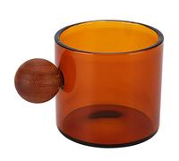 Tazze da caffè, Tazza da caffè Trasparente Tazza da caffè in Vetro da 120 Ml, Tazza da caffè in Vetro Trasparente Resistente Al Calore, Tazza da caffè con Pareti Spesse Tazze da