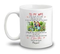 Tazze Da Caffè To My Wife I Wish I Could Turn Back The Clock Tazzine Da Caffè,Multicolore,Moderne,Tazza Da Caffe Per Uomo Lavoro Donna 330Ml