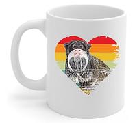 Tazze Da Caffè Vintage Heart Shaped Emperor Tamarin Lover Statement Tazza In Ceramica Retrò Tazza Colazione Porcellana Per Thè Latte Caffe