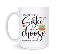 Tazze Da Caffè You Are The Sister I Got To Choose 330Ml Tazza Con Manico In Ceramica Tazze Per Ufficio Ragazze Cappuccino