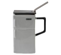 Tazze da tè 550 ml Espresso Latte Bicchieri Coperchi e Cannucce | Tazza da cappuccino retrò per colazione, cucina, brunch, feste, casa, soggiorno, ufficio, scrivania, bar, ristorante