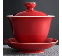 tazze da tè cinesi, Set da tè cinese Jingdezhen Gaiwan in ceramica da 165 ml, tazza da tè, ciotola, zuppiera for la cerimonia del tè
