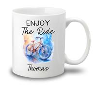 Tazze Da Tè Enjoy The Riding Tazzine Da Caffè,Divertenti,Multicolore,Tazza In Ceramica Per Caffè E Tè Uomo Ufficio 330Ml