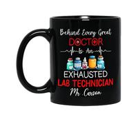 Tazze Da Tè Great Doctor Is An Exhausted Lab Technician Tazzine Da Caffè,Moderne,Con Manico,Tazza Da Caffe Per Compleanno Uomo Lavoro 330Ml