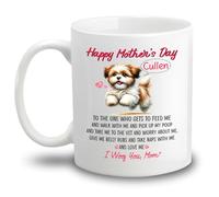 Tazze Da Tè Happy Mothers Day To The One Who Feed Me Ceramica Mugs,Con Manico,Stampata,Tazza In Ceramica Per Caffè E Tè Uomo Lavoro 330Ml