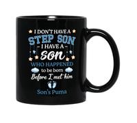 Tazze Da Tè I Don'T Have A Step Son I Have A Son Tazzine Da Caffè,Particolari,Stampata,Tazza In Ceramica Per Compleanno Papà Festa 330Ml