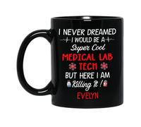 Tazze Da Tè I Would Be A Medical Lab Tech Tazzine Da Caffè,Stampata,Multicolore,Tazza In Ceramica Per Uomo Ufficio Nonna 330Ml