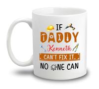 Tazze Da Tè If Daddy Can'T Fix It No One Can Tazzine Da Caffè,Personalizzabile,Moderne,Tazza In Ceramica Per Compleanno Uomo Festa 330Ml