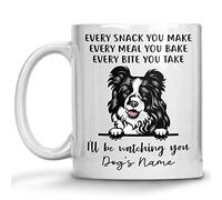 Tazze Da Tè In Ceramica Customized Border Collie Every Snack You Make I'Ll Be Watching You Divertente Tazze Da Caffè Colorata Tazza Da Tè Per Thè Quotidiano Latte
