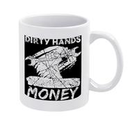 Tazze Da Tè In Ceramica Dirty Hands Make Clean Money Resistenti Tazze Caffe Colorata Tazza Da Tè Per Fidanzata Moglie Anniversario