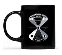 Tazze Da Tè In Ceramica Wormhole Einstein-Rosen Bridge Black Hole Hyperspace Physics Divertente Tazze Mug Con Manici Tazza In Porcellana Per Fidanzata Anniversario Quotidiano