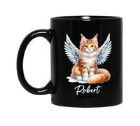 Tazze Da Tè Maine Coon Cats Ceramica Mugs,Moderne,Multicolore,Tazza In Ceramica Per Compleanno Uomo Lavoro 330Ml