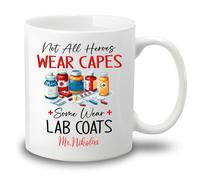 Tazze Da Tè Not All Heroes Wear Capes Tazzine Da Caffè,Particolari,Multicolore,Tazza In Ceramica Per Compleanno Caffè E Tè Uomo 330Ml