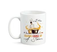Tazze Da Tè Particolari Tazza Da Caffe Always Cook Up A Storm Chef White A Chef Is Cooking Moderne Tazzine Da Caffè Per Compleanno Uomo Lavoro 330Ml