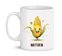 Tazze Da Tè Stampata Tazza Da Caffe Funny Vegetable Corn Personalizzabile Ceramica Mugs Per Uomo Donna Nonna 330Ml