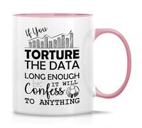 Tazze da tè Torture The Data Data Science Scientist Analyst Accounting | Tazze di caffè Ceramica Tazza Colazione Divertenti Tazza Mug per Regali Di Compleanno, colleghi, Fidanziati, 330ml