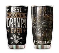 Tazze Da Viaggio Con Paglia E Coperchio Tazza Termica Acciaio Inox Mug Termica Per Colleghi Auto Compleanno 590 Ml Il Miglior Buckin' Drampa Di Sempre - Caccia Al Deer Personalizzata