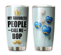 Tazze Da Viaggio Tazza Da Caffè Riutilizzabile Mug Termica Per Mamma Papà Natale 590 Ml Le Mie Persone Preferite Mi Chiamano Bop - Divertente Regalo Di Compleanno Per Il Miglior Nonno Di Sempre Per