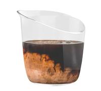 Tazze di alimentazione | Calibro per bottiglia d'acqua anti soffocamento da 35 ml - Misurini con di misurazione trasparente, tazze angolate e riutilizzabili per il latte materno. I nostri