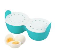 Tazze di bracconiere uova | 18x9,5x8 cm 2 Carave Eggs Coppa di bracconaggio | per pentole antiaderente per microonde e piano cottura | Easy Eggs Coddler Cucina veloce per la colazione salutare