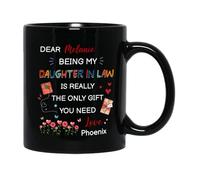 Tazze Di Caffè Being My Dau-Ghter In Law Is The Gift You Need Tazzine Da Caffè,Stampata,Particolari,Tazza In Ceramica Per Caffè E Tè Nonna Festa 330Ml
