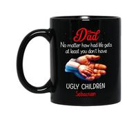 Tazze Di Caffè Dad No Matter How Had Life Gets Tazzine Da Caffè,Moderne,Particolari,Tazza In Ceramica Per Donna Ufficio Caffè E Tè 330Ml