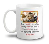 Tazze Di Caffè I'Ll Be Watching You Tazzine Da Caffè,Particolari,Stampata,Tazza Da Caffe Per Uomo Donna Papà 330Ml