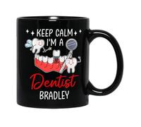 Tazze Di Caffè Keep Calm I'M A Dentist Tazzine Da Caffè,Moderne,Multicolore,Tazza In Ceramica Per Papà Uomo Nonna 330Ml