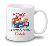 Tazze Di Caffè Medical Laboratory Science Ceramica Mugs,Particolari,Multicolore,Tazza Da Caffe Per Uomo Donna Lavoro 330Ml