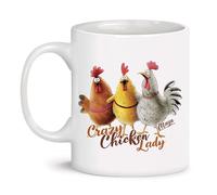 Tazze Di Caffè Multicolore Tazza Da Caffe Funny Hen Chicken Con Manico Ceramica Mugs Per Uomo Caffè E Tè Donna 330Ml