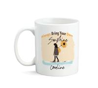 Tazze Di Caffè Stampata Tazza Da Caffe Always Bring Your Own Sunshine Sunflower Personalizzabile Tazzine Da Caffè Per Papà Nonna Festa Della Mamma 330Ml