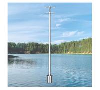 Tazze di campionamento in acciaio inossidabile con scala per raccolta di liquidi, campionatore chimico durevole dell'acqua delle acque reflue per misurazioni accurate