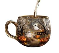 Tazze di di Halloween, simpatica tazza di Halloween, motivo dipinto, tazza moderna per tè, bevande, acqua calda, bevande fredde, latte, casa, cucina, lavoro, viaggi